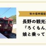 長野の観光列車『ろくもん』に3歳娘と乗ってきた！