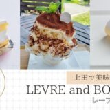 上田でかき氷！『LEVRE and BON レーブルアンドボン』子どもとテラス席